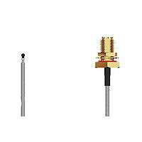 GCT (Global Connector Technology) CAB430RF-0150-A-1 ສາຍສະບັບ RF I-Pex MHF 5L RA Plug2RPSMA STRJck Rvrs plrty R Mt, , 6GHz,150mm 1.13mmGry