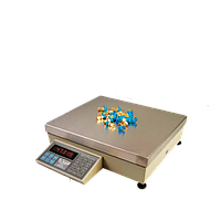 OMEGA CS7600-220 ຂະໜາດການນັບ (90.72 x 0.01 kgf ; 12" x 14"; full keyboard functions)