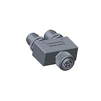 Amphenol LTW YA-B05F-B05M-B05M-01 ຕົວເຊື່ອມຕໍ່ມິດຕຣິກວົງກົມ Circular Metric Connector, Y Adaptor, ເຫລັກ, A Coding, 4A, 05 ຂາຍ, (ສິ້ນ 1) ຍິງ ຍິງ, (ສິ້ນ 2) ຜູ້ຊາຍ ຜູ້ຊາຍ, (ສິ້ນ 3) ຜູ້ຊາຍ ຜູ້ຊາຍ, ການກະທົບດ້ວຍການສະກັດ, IP68 ຕົວຈອງ