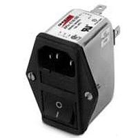 Ohmite AFM-C10 ໜ່ວຍເຂົ້າພະລັງ AC ຟາສດຽວ, ຕຳແໜ່ງເຂົ້າ IEC ຕອນກັບຕອນກັບສາຍພະລັງງານມີຟິວແລະສະວິດຊ໌ 250VAC, 10Amp, 50/60Hz