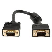 Tripp Lite P502-001 ສາຍຈອງຈຳວັດ VGA/SVGA 1FT ສາຍ SVGA ທອງ ມີ RBG COAX