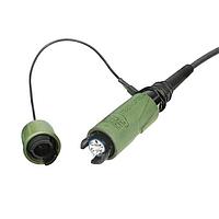 NEUTRIK NKO4M3-FG-0-100FT ການປະກອບສາຍເສັ້ນແສງ Fiber Optic Cable Assemblies FIBERFOX EBC25 MM 4CH 100 Feet OM3 airspool