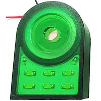 Mallory Sonalert PS-733EWDGQ ອິນດິເຄເຕີ 5-15DC 95DB 2.5-4.5HZ FS 32X46X18 ສີຂຽວ