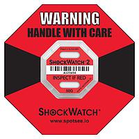 SpotSee 50000K ShockWatch 2 ShockWatch 2 - 50G - ມີເລກລະຫັດຕິດຕາມ, ລວມປ້າຍກຳກັບ