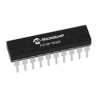 Microchip Technology PIC18F16Q20-I/P ໄມຄໂຄນຕຣອນເລີດເີ້ຍ 64KB Flash, 4K RAM, 256 EEPROM, I3C, MVIO 10b ADCC, 8b DAC, DMA, 16-bit PWM, PPS, UART, SPI/I2C
