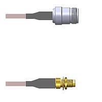 Amphenol Custom Cable Q-24031000H108i ສາຍສະບັບ RF N-SJ/SMA-SJB G142 108I
