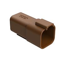 Amphenol SINE Systems AT04-6P-BRN ຕົວເຊື່ອມ A SERIES-AT-CONNECTORS