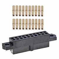 Harwin M80-4712405 ຮອງສະໜອງສາຍແລະຮອງສາຍສົດ 12+12 ທາງ F CRIMP S/BORE ບໍ່ມີ JS