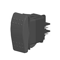 Carling Technologies V1DAS00B-AZB00-000 ສະຫງວນສະຕິກເຮືອນປິດ SPST ON-OFF 20A 12V ບໍ່ມີແສງ