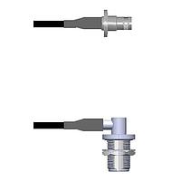 Amphenol Custom Cable Q-0801S0008036i ສາຍສັ້ນ RF BNC-SJB/N-RJB RG58 36I