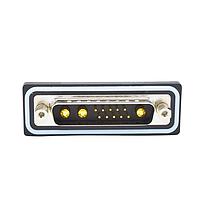 NorComp CDFV13W3113L411 ຕົວເຊື່ອມຕໍ່ Mixed Contact D-Sub 13W3 ແບບຕັ້ງຕົວ soldr M FL 4-40 int thrd 40 Amp