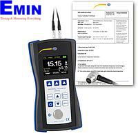 PCE TG 300-ICA ເຄື່ອງວັດແທກຄວາມໜາ (0.65~600 mm; 2.5~60 mm; ISO Calibration Cert.)