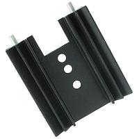 Aavid 531102B02500G ອຸປະກອນລະບາຍຄວາມຮ້ອນ+ຖັງຖີ່ມີຮູບແບບ Notch, TO202, ຕັ້ງຕົ້ນຕັ້ງຕົວ, 10.4 ອົງສາ C/W, ຮູ 2.67mm, 38.1mm