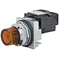 SIEMENS 52PL5L9 ໄຟສະແດງ Pilot Light, LED MOD 24V, ສີເຫຼືອງ, ກະຈົກ