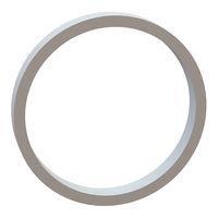 Essentra Components 17W05230 ວອຊເຊີແບບແກ້ວ Flat Washer, .463 ID, .523 OD, .060 Thick