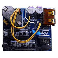 STMicroelectronics STEVAL-ISA193V2 ອະເດບເຕີ USB 15 W, 5 V - 3 A ອອກສະໝັກ CC ສັງເກດຫຼັກ USB ອີເດັບເຕີຕາມ STCH02