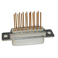 NorComp 172-037-243R051 ອຸປະກອນຕິດຕໍ່ Receptacle D-Sub Conn 37P F Wire Wrap NICKEL