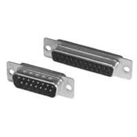 AMP Connectors - TE Connectivity 5-747917-5 ຕົວເຊື່ອມ D-Sub - ຄວາມໜາແຮງມາດຕະຖານ 37 Rcpt ຖ້ວມບົດບາດ, 30 ທອງ, ສອດຄອມພາຍຕາມ RoHS