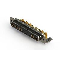 EDAC 630-17W5240-4N3 ຕູ້ຕິດຕໍ່ D-Sub ປະສົມມຸມຂວາ ຕູ້ຕິດຕໍ່ພະລັງງານ Combo D-Sub