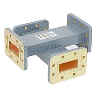 Fairview FMWCP1077 40 dB WR-137 Waveguide Crossguide Coupler With CPR-137G Grooved Flange from 5.85 GHz to 8.2 GHz