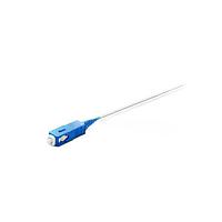 Megladon Manufacturing 1AXS1-003M ການປະກອບສາຍເສັ້ນແສງ Fiber Optic Singlemode, SCUPC Fiber Optic Pigtail 900um ສີຂາວ, 3 ແມັດ