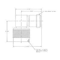 Amphenol RF 082-213-1001 RF ອະແດັບເຕີ - In Series ອະແດັບເຕີມຸມສາກ