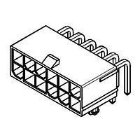 Molex 172448-1014 ພາວເລີ້ມໄຟບອດ MiniFitJr RA DR Pegs GW 14Ckt