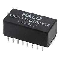 HALO Electronics TDR110-Q502Y16LF ຕົວແປງການປະຕິເສດ LAN 10/100BASE-TX DIP 5000V ISO MOD