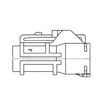 Yazaki 7123422030 ກອງປົງກັນ CONN 2P 375 Y BLK