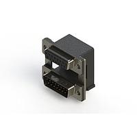EDAC 664-015-264-00C ຕູ້ສະຫນອງ Dual Port D-Sub ມຸມຂວາ ຕູ້ສະຫນອງ Dual Port D-Sub