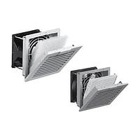 Hammond Manufacturing PF22000T12BK ພັນທ້າຍກັບກັບກັບກັບ 38 CFM Filter Fan, 115V N12 - ສີດຳ