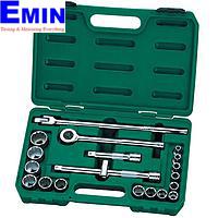 SATA 09087 20PC. 1/2" DR. 6 & 12PT SAE SOCKET SET 