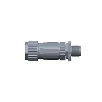 Amphenol LTW MSSP-04BMMB-SL7002 ຕົວເຊື່ອມຕໍ່ມິດຕຣິກວົງກົມ M12 Circular Metric Connector, S Code, Plastic, 12A, 04 pins, Male Connector, Male Contact, Straight, Screw Thread, Screw-in, Field Installable, F8.0 - F10.0mm, IP67 Mated