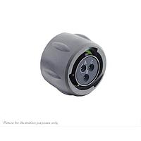 Eaton Souriau-Sunbank UTSX612E3S ປລັກສ໌ ປລັກ, ບໍ່ມີພາກຫຼັງ, ມີຂໍ້ຕິດຕໍ່ສອງຜູ້ຍິງຕິດຕາມການບວກບວກ 3 ອັນ, IP68/69K ໃນສະພາບບໍ່ໄດ້ຕ້ອງການ