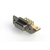 EDAC 630-M09-640-WN4 ຕົວເຊື່ອມ D-Sub - ຕົວເຊື່ອມ D-Sub ມຸມຂວາ ຄວາມໜາແບບມາດຕະຖານ