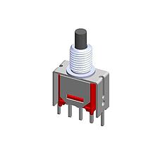 Dailywell 8MS8P1B05VS2QES ປຸ່ມກົດສະຫນອງສະຫນອງຍ່ອຍຂະໜາດຍ່ອຍ Pushbutton SPDT switch on-mom high V-bracket