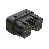 Amphenol SINE Systems ARC26-24SA ຕົວເຊື່ອມຕໍ່ລົດຍນຕະຫລາດ 24 ຕໍ່ຕຳແໜ່ງປລັກ, ຂະໜາດ 20 ຕຳແໜ່ງຕິດຕໍ່ຊ່ອງສອງ, ຈັກສກຣູ, ການປິດດ້ານໜ້າຢ່າງຫນັກແນ່ນ, ກະລຸນາ A, ສີດຳ