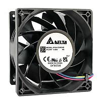 Delta Electronics, Inc. PFB1224EHEP0 ພັງລົມ Axial DC Axial, 120x120x38mm, 24VDC, 181.27CFM, 21.6W, 59dBA, 4000RPM, Tach/PWM
