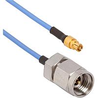Amphenol SV Microwave 7032-6758 ສາຍສັນຍານ RF SMPM F ເຖິງ 2.92mm M C/A .047 ສາຍຍາວລວມ 12"