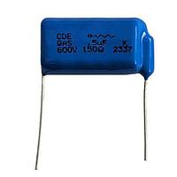 Cornell Dubilier (CDE) QAS504K600D100 ເຄືອຂ່າຍ RC 600 VDC 0.5 uF - 55 C+ 85 C 10 %