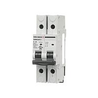 Carlo Gavazzi GMB632PD13 ຕັດກົດວົງຈອນ ສອງຂາ UL489 Miniature Circuit Breaker. 240VAC, 125VDC, 13 Amps, D-curve ມີຂໍ້ຕໍ່ລຸກ. ອັດຕາການຢຸດກົດ 10kA.