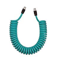 Stewart Connector BM-CBRR007F5 ສາຍເຊື່ອມ Cat 5e RJ45 Plug-to-RJ45 Plug ແບບມົດກົດ Ethernet Cord CAT5e 7ft