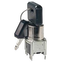 NKK Switches SK15BG13 ສະຫນັບສະຫນູນ Keylock ON(ON) 1 ຕຳແໜ່ງ ກະແບກທີ່ຖືກຖອກອອກ PC