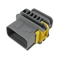 AMP Connectors - TE Connectivity 2-1564414-1 ກອງປົກຄຸມ 12POS, TAB 1.6X0.6, TAB HSG, ASSY