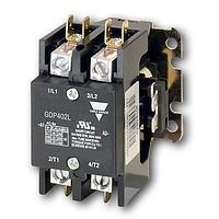Carlo Gavazzi GDP402L120V ອຸປະກອນຕິດຕໍ່ສະເພາະສຳລັບວັດຖຸປະະກອນສອງຂາຍສະເພາະສຳລັບວັດຖຸປະະກອນ, ອຸດົມການ 40Amps (FLA ທີ່ 240VAC) ອຸປະກອນຕິດຕໍ່ມີຂາຍລຸກ, ເຄື່ອງລົງພັນ 120 VAC ແລະບໍ່ມີຕິດຕໍ່ຊ່ວຍ.