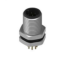 Wurth Elektronik 643250100308 ປລັກ WRCIRC M12 ກະກຽມສະກຣູ Coding A ແຜງ PCB ເຫຼັ້ມເຫຼັ້ມຕົວຕົວກັບກະກຽມສະກຣູ M12 ຕົວເຊື່ອມຊາຍ, polarity 8