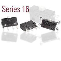 ITW Switches 16-204 ສະວິດຊັນ Snap Action SUB-MINIATURE 10.1 AMP DOUBLE-BREAK