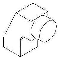 Lumex LPF-C011401S ທ່ອສວ່ນແສງແບບເຂັ້ມ 4mm ຮູບກ່ອງມົນມົວມຸມຂວາ