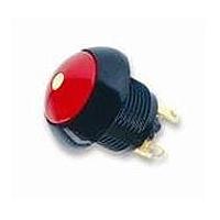 OTTO LP7-D2111F22 ປຸ່ມກະທົບຊົ່ວຄາວ ສະເພາະສໍາລັບການບວກລົດຢ່າງສູງ 12V ແດງ LED ປຸ່ມດຳ