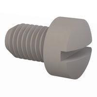 Essentra Components 012528F037 ກຸ່ມສູດສະກຣູວິທີການຕິດຕັ້ງ Machine Screw Fillister Slotted Screw, 1/4-28 Thread, 3/8 Lg